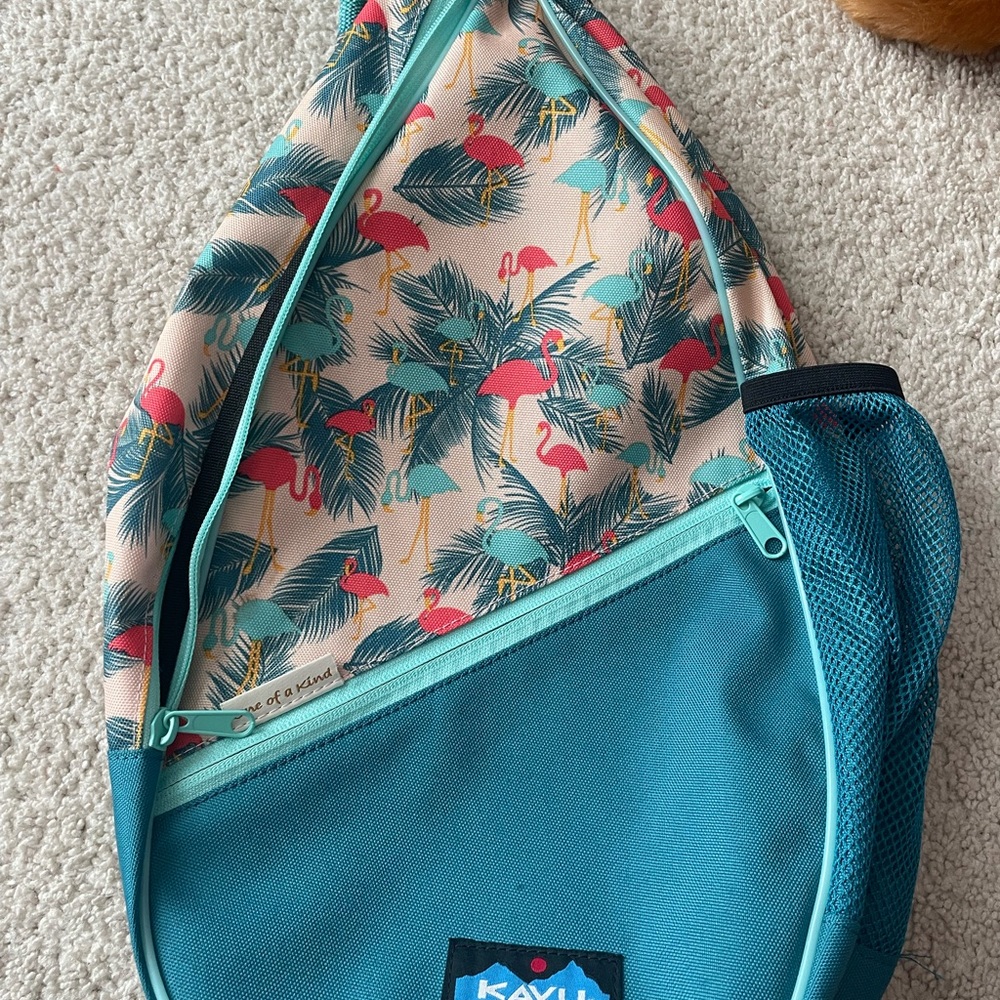 KAVU Tropical Flamingo Sling Bag